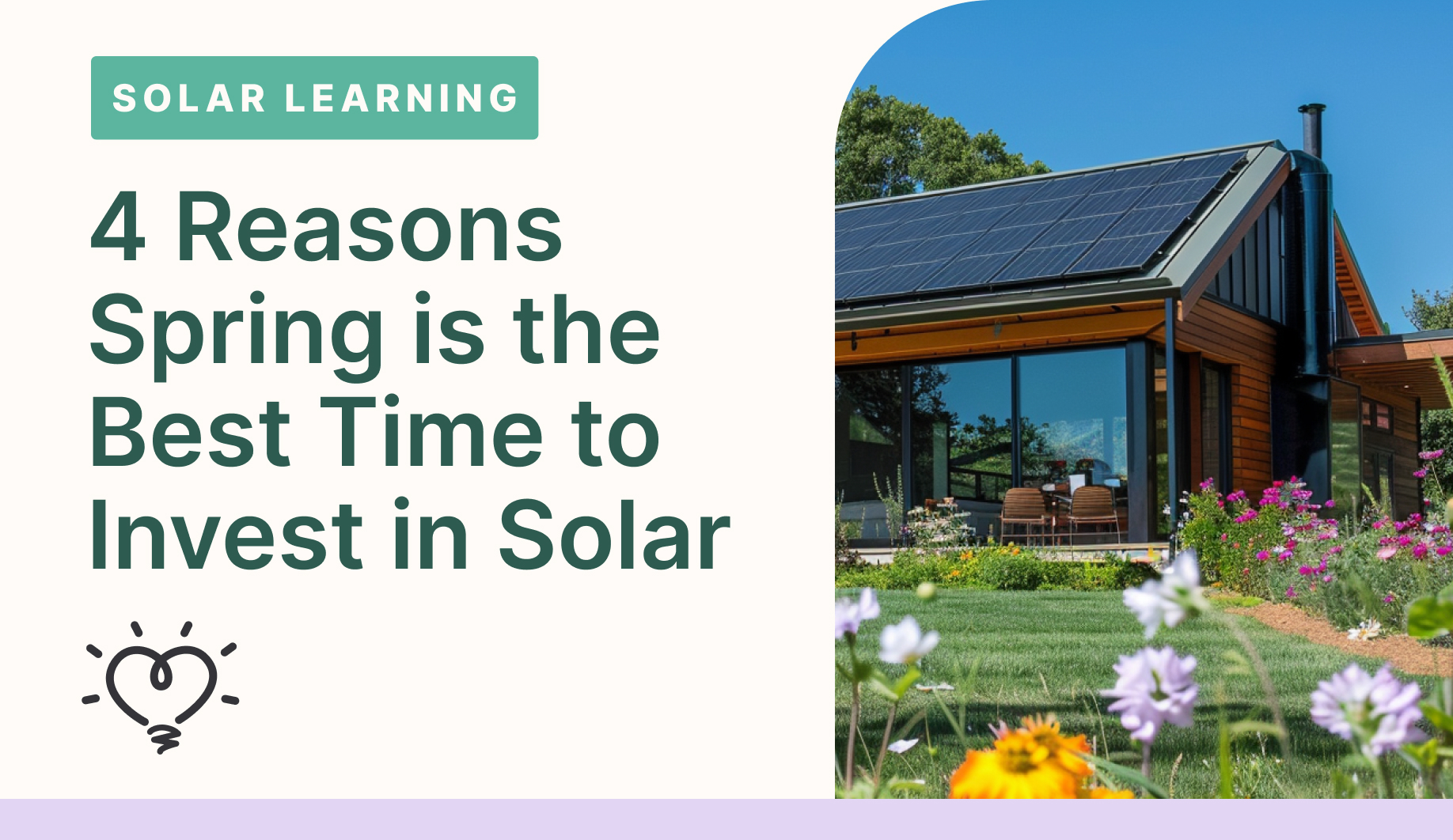 4 Reasons Spring is the Best Time to Invest in Solar