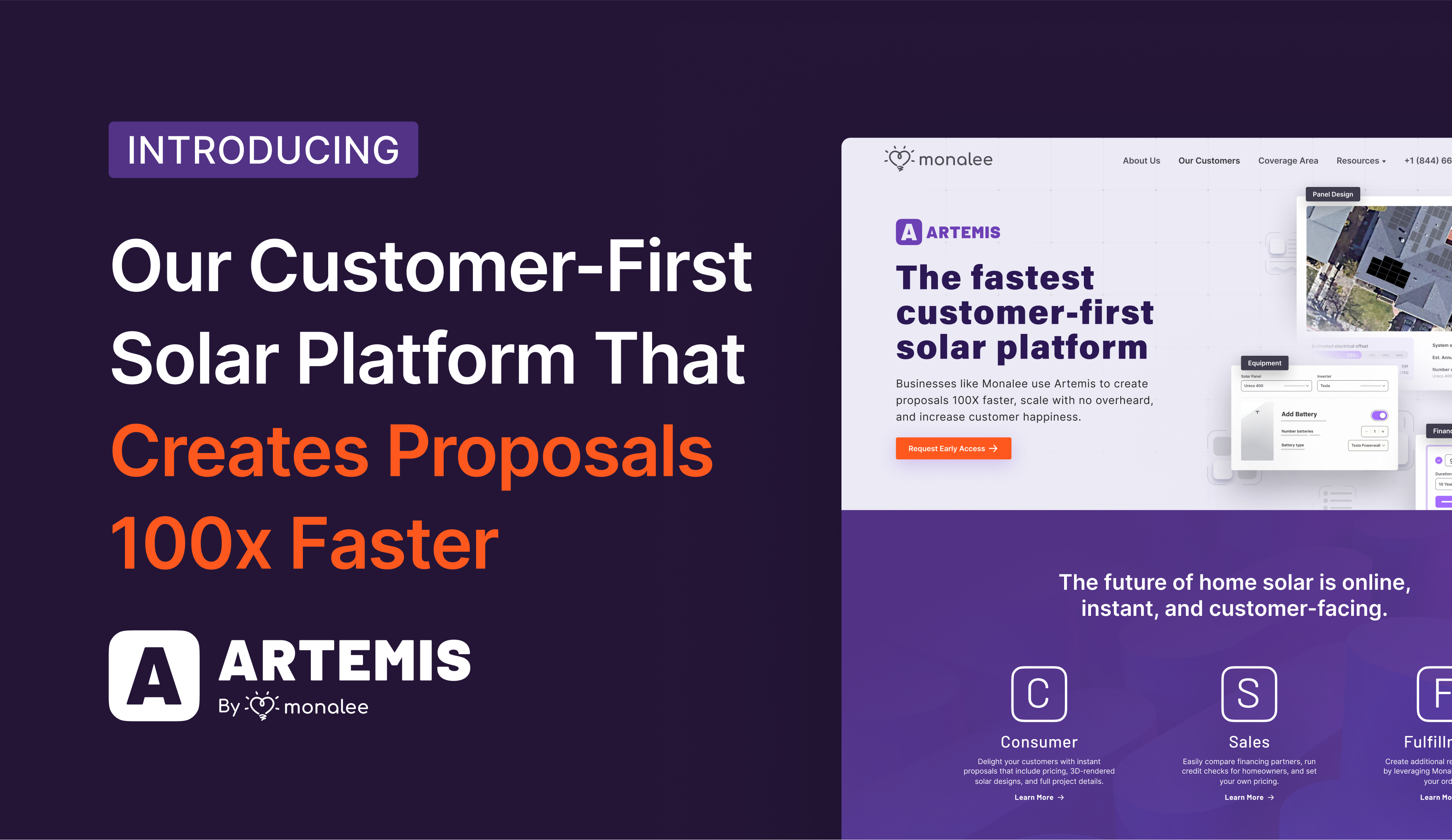 Introducing Artemis: Our Customer-First Solar Platform That Creates Proposals 100x Faster