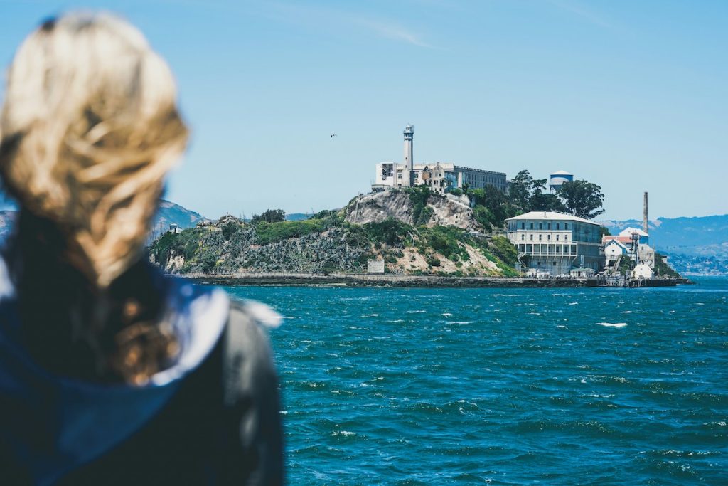 Alcatraz island has solar panels on the roof of the main building